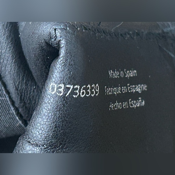 Free People Black Leather Chelsea Ankle Boots Block Heel 39EU (US 8-8.5) - Picture 13 of 13